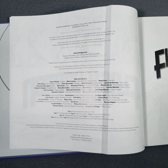 Flash Gordon Classic Collection Volume 4 Hardcover Graphic Novel 1944-48 VG - Picture 5 of 15